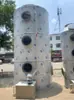 Equipamento de Tratamento de Gases de Exaustão Torre de Pulverização de PP Lavador Industrial Névoa Ácida Aço Inoxidável Equipamento de Remoção de Poeira e Névoa por Pulverização de Água