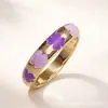 Pulsera de Flor de Esmalte Nuevo Producto Transfronterizo para Niños, Pulsera de Esmalte con Goteo de Color, Pulsera de Esmalte de Aleación de Zinc