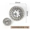 26 Modelos Nuevos de Botones Metálicos Exquisitos y Compactos con Diamantes, Botones Decorativos Redondos Pequeños de 10 mm Cosidos a Mano, Stock Listo Transfronterizo