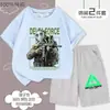Delta Action Colaboración Manga Corta Pantalones Cortos Verano Niños Estilo Anime Atuendo Casual Nuevo Top de Manga Corta