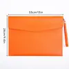 Bolsa de Documentos A4 em Couro Maleta Bolsa de Documentos Personalizável com Logo Armazenamento Publicitário Bolsa para Contrato Portátil Transfronteiriça