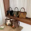 Bolso de Mano Retro Transfronterizo para Mujer 2026 Otoño Nuevo Bolso Cubo de Moda Bolso Cruzado de Hombro Único Casual para Viajes