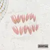 24 PIEZAS Colección de Arte para Uñas Bestseller Transfronterizo Navidad Halloween Flor Uñas Portátiles Ojo de Gato Halloween Piezas de Uñas Portátiles