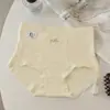 Ropa interior nueva para mujer de tiro alto, entrepierna antibacteriana de algodón 10A puro, control de abdomen, levantamiento de glúteos, estilo fino de verano, bragas para mujer de talla grande