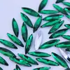 Rhinestones acrílicos con forma de gota de agua de 4*15 mm con base plana, sin agujeros, para fundas de teléfono DIY, ropa, zapatos, accesorios y decoraciones de manualidades