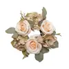 Venda Quente Transfronteiriça Rosa Artificial para Fotografia de Roupas Decoração de Casa de Casamento Velas de Hortênsia Flor Artificial para Roupas