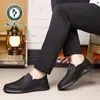 Zapatos casuales de cuero genuino Woodpecker, estilo nuevo, transpirables, suela suave, cuero suave, antideslizantes, zapatos para hombre, adecuados para uso de negocios y diario, zapatos para conducir