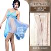Lingerie Sexy Europeia e Americana, Vestido Chemise de Renda com Recortes Plus Size, Roupa Transparente, Camisola Reveladora de Renda, Atacado Latino