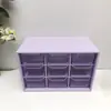 Venta Directa de Fábrica Caja de Almacenamiento Tipo Cajón de Nueve Compartimentos a Prueba de Polvo Blanca Caja de Almacenamiento para Joyería y Cosméticos Venta al por Mayor