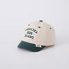 Gorra de béisbol para bebé estilo japonés y coreano moda letra sombrero de bebé ins simple combinable Sombrero para niño estilo coreano G955
