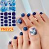 Verano 2021 Nuevos Stickers Franceses para Pies Stickers Nail Art Stickers Completos Bronceado Japonés Despegables Nail Art Stickers para Pies Stickers Completos