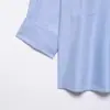 Camisa de Popelina Casual Versátil de Moda Tendencia Popular de Venta Caliente Amazon Aliexpress Estilo Europeo y Americano con Bolsillo