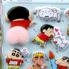 Adesivos Squishy Macios e Fofos de Bumbum para Alívio de Estresse para Crianças, Adesivos de Espuma 3D do Desenho Shin-Chan, Adesivos Bolha