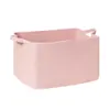 Cesta de Armazenamento Tecida com Fio de Algodão Amazon para Lanches, Cesta de Armazenamento para Itens Diversos, Cesto de Roupas Sujas, Cesto de Brinquedos Artesanal de Grande Capacidade
