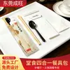 Juegos de palillos desechables para restaurantes de hot pot en cadena con hilo dental, impresos con el nombre de la tienda, vajilla hecha a medida desde la fábrica de origen