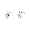 Aretes de Gato 3D Gumao Ning para Mujer, Pequeños y Sencillos con Circonita Microincrustada, Aretes de Gato Animal, de Moda en 2026