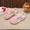 Tênis Feminino 2026 Verão Novo Sola Macia Infantil Floral Sapatilha de Ballet Calçados Casuais Sapatos de Bebê com Sola Macia
