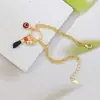 Pulsera de Ojo Maligno Retro Bohemia Personalizada de Nuevo Estilo Más Vendida con un Toque de Alta Gama, Esmalte Estilo Ins, Apilable