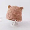 Gorro Infantil para Otoño e Invierno, Lindo y Adorable Gorro de Lana Tejida para Niños, Grueso y Cálido con Protección para los Oídos a Prueba de Viento para Niñas