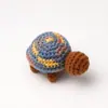 Colgante de Muñeca de Ganchillo Popular Hecha a Mano Transfronteriza, Adorno de Tortuga Pequeña de Ganchillo de Hilo, Decoración de Colgante para Llavero Tejido
