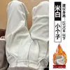Calça Social de Veludo Cotelê Roxa Feminina Outono 2026 Nova Cintura Alta Petite Solta Estilo Preguiçoso Casual Calça de Perna Larga