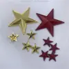 Estrela Decorativa Pontiaguda de Cinco Pontas com Furos Acessórios Decorativos para o Dia dos Namorados Estrela Rosa Joias Rose Gold Tamanho Especial