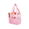 Bolsa de Armazenamento Tote de Fio de Veludo para Tricô de Fio DIY Bolsa Grande Capacidade Portátil Ferramenta de Crochê Armazenamento de Fio