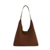 2026 Nova Bolsa Tote Grande Capacidade Estilo Coreano Retrô Bolsa de Ombro Estilo Preguiçoso Nicho Outono Moda Bolsa Grande de Axila