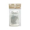 Botella serie Qimeng paquete de pegatinas PET botella flor seca pegatinas para diario personal transparente marcapáginas decoración de pegatinas para botella de vidrio