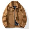 Otoño 2023 nueva moda Juvenil Versátil casual chaqueta ropa de cuero Marca de moda japonesa para hombre una pieza entrega