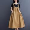 Ropa para mujer de talla grande para chicas rellenitas vestido de verano que cubre el vientre adelgazante hermana gorda estilo occidental estilo coreano falda con tirantes delgada