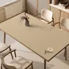 Nuevo Estilo Mantel Impermeable y a Prueba de Aceite, Protector de Mesa de Cuero Lavable, Mantel para Mesa de Café y Escritorio, Mantel Resistente a Manchas y al Desgaste, Mantel