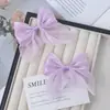 Accesorios de Lazo de Gasa de Color Sólido Estilo Coreano, Accesorios de Moda Fresca Personalizados para Ropa, Accesorios para el Cabello de Alta Gama, Componentes para Joyería DIY