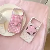Funda Magnética Estilo Coreano Ins con Puntos y Estrellas Adecuada para Teléfono Móvil Apple 17Promax Funda Iphone16P Linda 15 Soporte