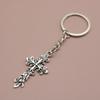 Xiyin Temu AliExpress Amazon Explosions Jewelry Pingente de Cruz Simples Chaveiro Pingente
