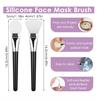 Brocha de Maquillaje Personalizada Mascarilla Facial de Barro Cepillo de Silicona para Espalda Aplicador de Mascarilla Aplicación Facial Herramienta de Belleza