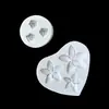 Molde de Silicone Formato Rosa de Plumeria Acessórios Decorativos Criativos para Assar Molde para Bolo de Açúcar Chocolate