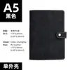 Carpeta de Almacenamiento de Cuero con Hebilla Transfronteriza A6 de Hojas Sueltas y un Elegante Cuaderno de Mano Multifuncional A5 que se Puede Imprimir con Logo