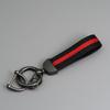 Chaveiro de Fita de Nylon Três Cores Venda Quente Transfronteiriça Pingente de Chaveiro de Couro Tira Colorida de Carro Cordão de Chaveiro de Carro