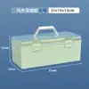 Caja de Almacenamiento para Herramientas de Caligrafía Portátil de Mano a Prueba de Polvo Caja para Pinceles Caja de Accesorios Caja de Almacenamiento Transparente para Pintura Artística