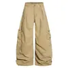 Pantalones de Trabajo Trendy Estilo Retro Americano Hechos a Medida Pantalones Casuales con Imágenes y Muestras, Fábrica de Ropa Producción de Muestras Oemodm
