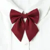 Jk Estilo Japonês Uniforme de Solteiro Gravata Borboleta Foto de Formatura Feminina Uniforme Escolar Borboleta Vinho Camisa Grátis Raiz de Pena Vermelha Gola Flor Tendência