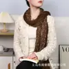 Lenço Plissado de Algodão e Linho Estilo Floresta, Lenço de Seda Amassado Floral Literário Retrô, Lenço de Viagem do Noroeste, Lenço de Gaze para Uso Retrô