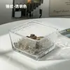 Estilo Ins Tigela Quadrada Pequena de Vidro Fresca Tigela de Sorvete Tigela de Sobremesa Tigela de Frutas Cereal Tigela de Café da Manhã Tigela Pequena de Salada