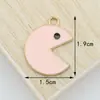 Accesorios de bricolaje, dibujos animados de cabeza redonda, animación, gota de aceite, aleación, funda para teléfono, pulsera, banda para el cabello, colgante, llavero.