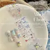 Han Feng Ins Arte de Uñas Estilo Graffiti Pintado a Mano Papel de Transferencia Tim Lei Mariposa Flor Estrella Animal Decoración Simple para Uñas