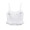 Moda Europeia Corset Estilo Camada Top Decorativo Verão 2026 Novo Slim Hot Girl Camisola Colete