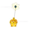 Enfeites de Animais de Cristal Desenho Animado Transfronteiriços, Itens de Decoração para Casa, Cachorros para Palito, Caracóis, Balões, Elefantinhos, Presentes de Aniversário para Crianças