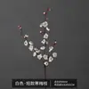 Nuevas ramas artificiales de flor de ciruelo y ciruelo de invierno estilo Zen chino, flores artificiales para decoración del hogar, sala de estar, de pie, decoración de bodas, flores secas