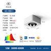 Downlight led cuadrado ultrafino de superficie antideslumbrante lámpara principal sin cabezal sala de estar un cabezal doble cabezal tres cabezales lámpara de cubo empotrada en techo lámpara de vesícula biliar